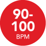 90-100